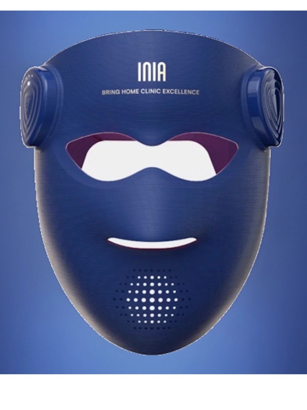 INIA GLOW 4D Wireless Red Light Therapy Mask Face Cooling Eye Dual NIR 320 LEDs